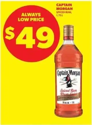 Real Canadian Liquorstore Captain Morgan Spiced Rum offer