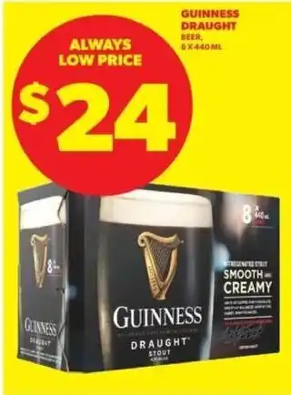 Real Canadian Liquorstore Guinness Draught Beer offer