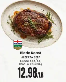 Freson Bros Blade roast alberta beef grade aaa/aa offer