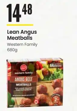 Freson Bros Lean Angus Meatballs Western Family offer