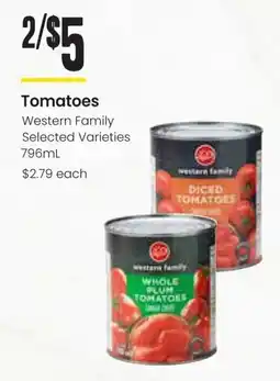Freson Bros Tomatoes Western Family offer