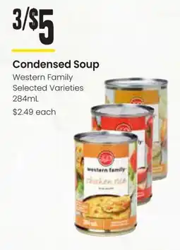 Freson Bros Condensed Soup Western Family offer