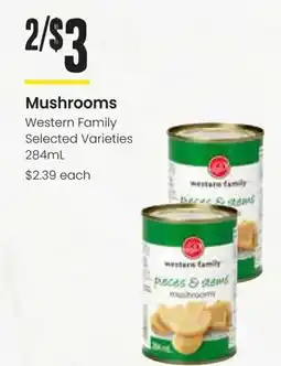 Freson Bros Mushrooms Western Family offer