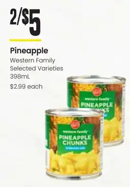 Freson Bros Pineapple Western Family offer