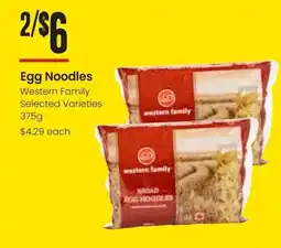 Freson Bros Egg Noodles Western Family offer