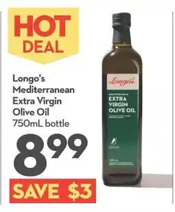 Garden Foods Longo's mediterranean extra virgin olive oil offer
