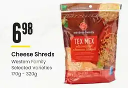 Freson Bros Cheese Shreds Western Family offer