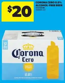 Real Canadian Superstore Corona cero 0.0% alcohol-free beer offer