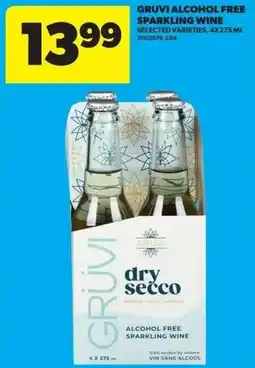 Real Canadian Superstore Gruvi alcohol free sparkling wine offer