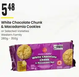 Freson Bros White Chocolate Chunk & Macadamia Cookies Western Family offer