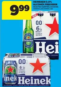 Real Canadian Superstore Heineken 0.0% alcohol free beer offer