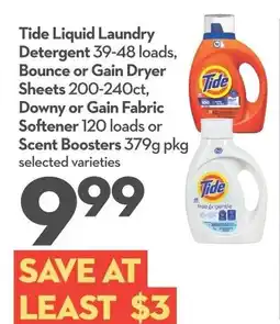 Garden Foods Tide liquid laundry detergent offer