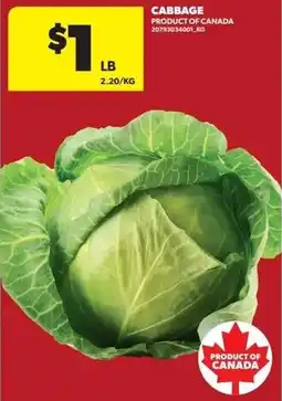 Real Canadian Superstore Cabbage offer