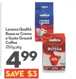 Garden Foods Lavazza qualità rossa or crema e gusto ground coffee offer