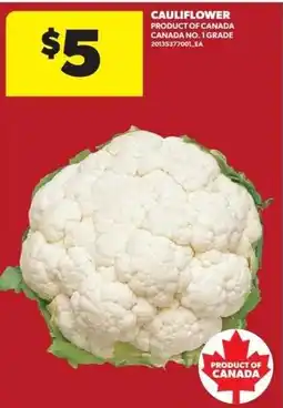 Real Canadian Superstore Cauliflower offer