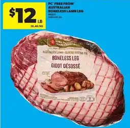 Real Canadian Superstore Pc free from australian boneless lamb leg offer