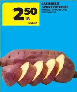 Real Canadian Superstore Caribbean sweet potatoes product of honduras offer