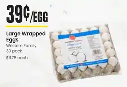 Freson Bros Large Wrapped Eggs Western Family offer