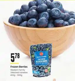 Freson Bros Frozen Berries Western Family offer
