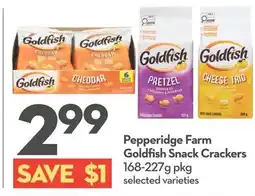 Garden Foods Pepperidge farm goldfish snack crackers offer
