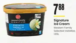 Freson Bros Signature Ice Cream Western Family offer