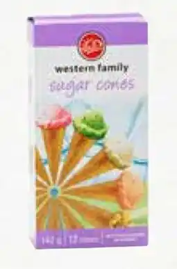 Freson Bros Sugar Cones Western Family offer