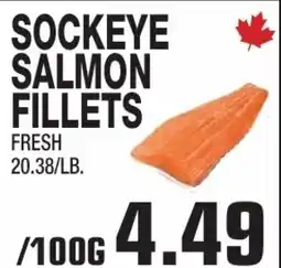 Butcher Boys Sockeye salmon fillets offer