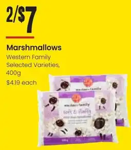 Freson Bros Marshmallows Western Family offer