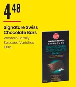 Freson Bros Signature Swiss Chocolate Bars Western Family offer
