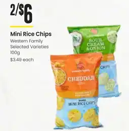 Freson Bros Mini Rice Chips Western Family offer