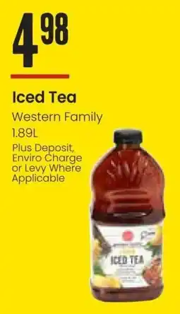 Freson Bros Iced Tea Western Family offer