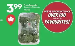 Garden Foods Fresh broccolini offer