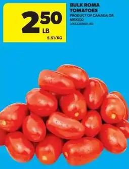 Real Canadian Superstore Bulk roma tomatoes offer