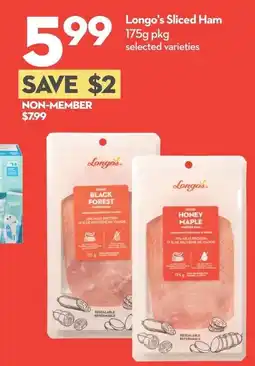 Garden Foods Longo's sliced ham offer