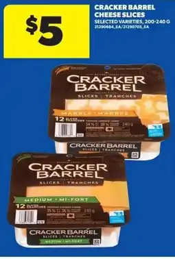 Real Canadian Superstore Cracker barrel cheese slices offer