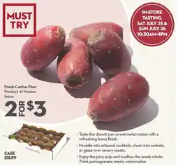 Garden Foods Fresh cactus pear offer
