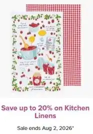 Well Kitchen Linens offer