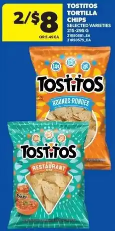 Real Canadian Superstore Tostitos tortilla chips offer