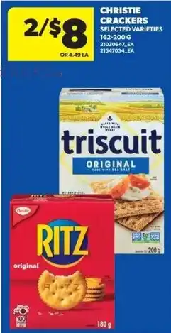 Real Canadian Superstore Christie crackers offer