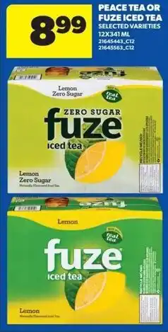 Real Canadian Superstore Peace tea or fuze iced tea offer
