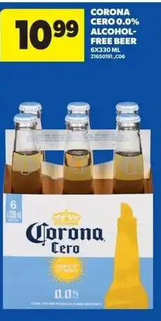 Real Canadian Superstore Corona cero 0.0% alcohol- free beer offer