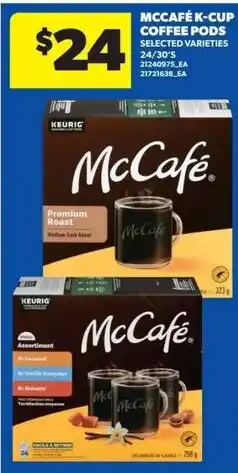 Real Canadian Superstore Mccafé k-cup coffee pods offer