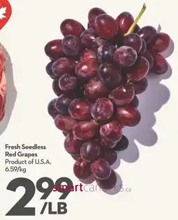 Longo's Fresh Seedless Red Grapes offer