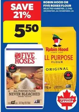 Real Canadian Superstore Robin hood or five roses flour offer