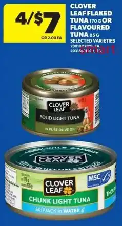 Real Canadian Superstore Clover leaf flaked tuna or flavoured tuna offer