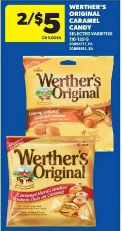 Real Canadian Superstore Werther's original caramel candy offer