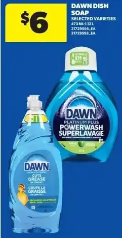 Real Canadian Superstore Dawn dish soap offer