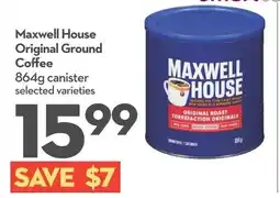 Longo's Maxwell House Original Ground Coffee offer