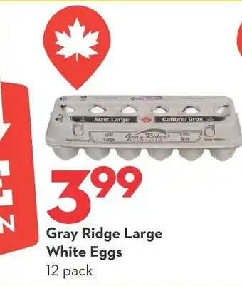 Longo's Gray Ridge Large White Eggs offer