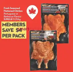 Longo's Fresh Seasoned Flattened Chicken offer